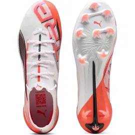 Puma Ultra 5 Ultimate Herren Puma White-Puma Black-Glowing Red 46