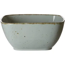 Geschirr Schale eckig Blau 14 cm