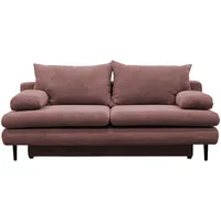 P & B Schlafsofa, Altrosa, Textil, 2-Sitzer, Füllung: Schaumstoff, 202x85x99 cm, Kinder- & Jugendzimmer, Jugendmöbel, Jugendsofas