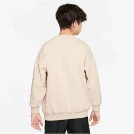 Nike Sportswear Club Fleece Oversized Sweatshirt Mädchen 126 sanddrift/white M 137-146 cm