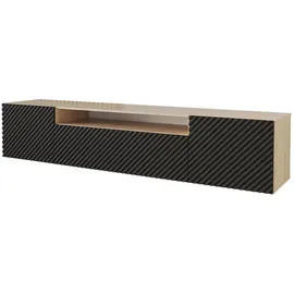 altdecor Zeno Lowboard 200 cm Schwarz Holz