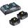 Makita Power Source Kit 18 V Li-Ion 2 x 4,0 Ah + DC18RD Doppel Schnellladegerät