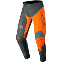 Alpinestars Racer Supermatic Motocross Hose, grau-orange, Größe 30 für Männer