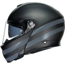 AGV Sportmodular Refractive, Klapphelm - Matt Schwarz/Dunkelgrau - XS
