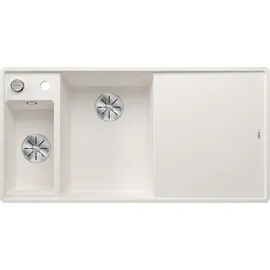 Blanco Axia III 6 S-F InFino Becken links mit Ablauffernbedienung weiß inkl. Holzschneidebrett (524666)