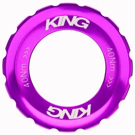 Chris King Centerlock Lockring External Spline 3D Violet
