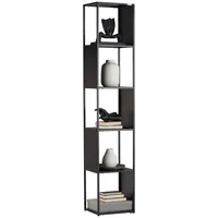 Regal ERIK 37 x 30 x 188 cm Schwarz