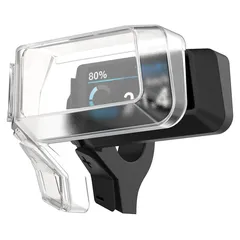kwmobile EBike Fahrrad Computer Case kompatibel mit Bosch Purion 200 Hülle - transparentes Fahrrad GPS Navi Cover - Transparent - Transparent