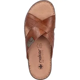 Rieker Herren Pantolette braun 42 EU