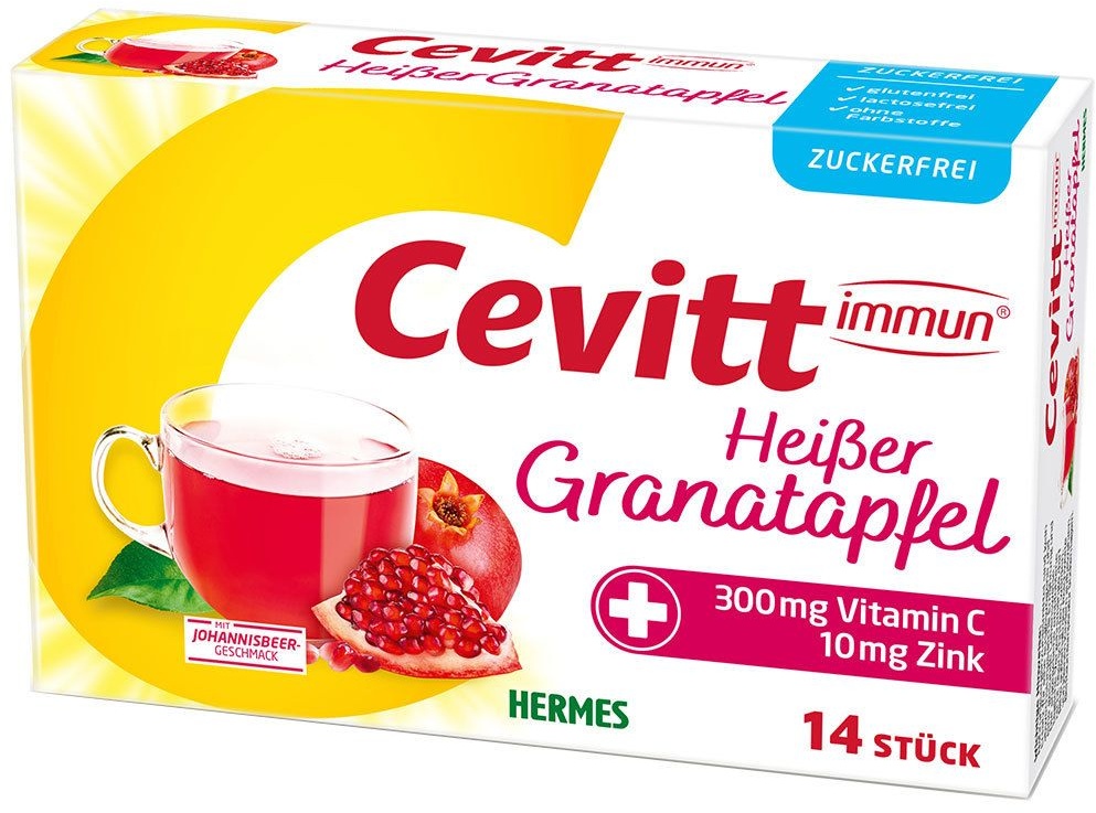 Cevitt immun® Heißer Granatapfel zuckerfrei Granulat 14 St 14 St Granulat