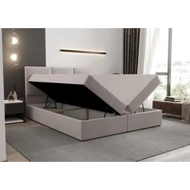 b&b home Boxspringbett Mallorca 160x200 cm – mit Bettkasten