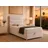 Best For Home Trinity k-4 inkl. Topper 100x200 cm Creme