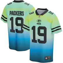 Fanatics Footballtrikot FANATICS "Fanatics Trikot Green Bay Packers Gradient Foundation", Herren, Gr. M, bunt (mehrfarbig), 100% Polyester, Trikots