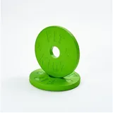 FitKidz Hantelscheiben Kinder Hantelscheiben Bumper Plates Spielzeug Geschenkidee, (Packung, jeweils 2 Plates) grün