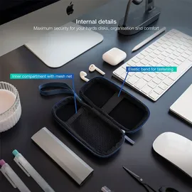 TooQ TQBC-M201PB Schutzhülle, für M2 externe Box, Pazifikblau