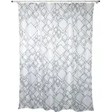 Spirella Duschvorhang Peer 180 x 200 cm weiß