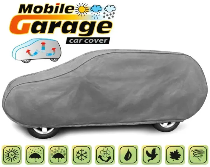 Hochwertige Schutzhülle Kegel für Jeep/SUV, Off‐Road‐Serie Mobile Garage, Größe XL 450–510 cm x 150–160 cm