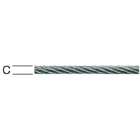 august vormann gmbh & co.kg Drahtseil Edelstahl 2 mm 7 x 7