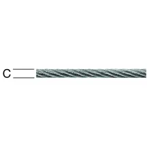 august vormann gmbh & co.kg Drahtseil Edelstahl 2 mm 7 x 7