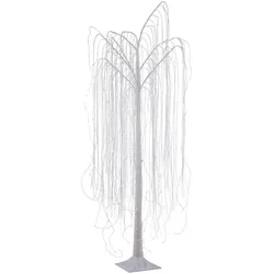 LED Baum, weiß, Weidenoptik, warmweißes Licht, spritzwassergeschützt