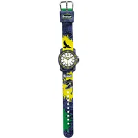 Scout Action Boys 30 mm Quarz Analog schwarz/ blau Textilarmband blau