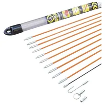 C.K Tools Kabel-Einziehstangensatz “Mighty-Rod”, 10 Meter T5410 C.K 10m