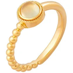 caï Ring 925/- Sterling Silber Prehnit grün 052 (16,6) Damen 
