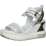 Nero Giardini Keilsandaletten Herren Beige/Gold/Weiß 41
