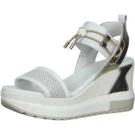 Nero Giardini Keilsandaletten Herren Beige/Gold/Weiß 41