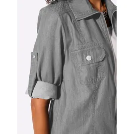 Casual Looks WITT WEIDEN Blusenjacke in light grey-denim | Gr.: 40
