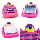Bookmonster Air Aufblasbarer Kinder iPad Ständer | Tablet-Ständer | Buchhalter | Lesekissen | Lesen zu Hause Reisen in den Urlaub | Tablet-Schoßauflage | Geschenkidee für Leser, Buchliebhaber (Garlie)