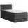 Deine Möbel 24 Boxspringbett 100 x 200 cm H3/H4 Anthrazit