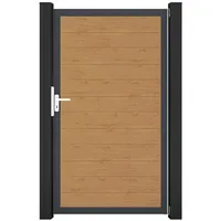 GROJA Gartentor Schmal 100 x 180 cm Asteiche Natur