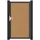 GROJA Gartentor Schmal 100 x 180 cm Asteiche Natur