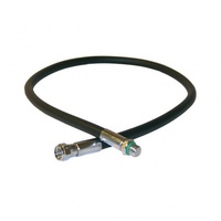 Polaris Gummi HD-Schlauch - 80 cm - Schwarz