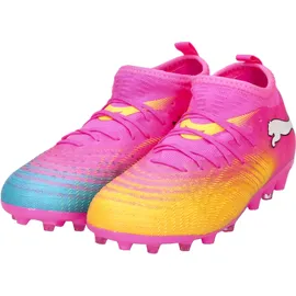 Puma Future 9 Match MG Kinder Poison Pink/Sun Stream/Bright Aqua 38