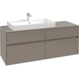 Villeroy & Boch Waschtischunterschrank 140 x 54,8 x 50 cm Eiche
