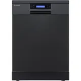 BRANDT LVC144IB freistehender Geschirrspüler - 14 Gedecke - Wechselrichtermotor - 44 dB - Schwarz - Schwarz