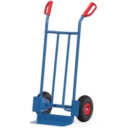 fetra Stahlrohr-Sackkarre B1115L - Luftbereifung Tragkraft 250 kg