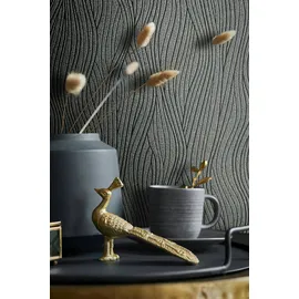 Marburg Vliestapete Serene Stripes 53 cm x 10 m grau