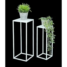 DanDiBo Ambiente Blumenhocker 60 x 30 cm Weiß