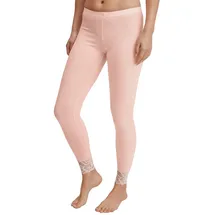CALIDA Silky Wool Joy Leggings Damen, aus Wolle-Seide, Feinripp, temperaturausgleichend, geruchshemmend Pearl Blush 44-46 - 44-46