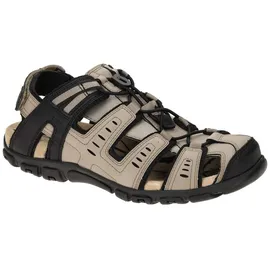 GEOX Uomo Strada C Sport Sandal Herren LT Taupe 46