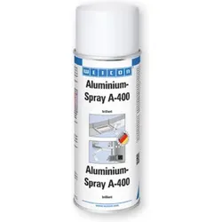 WEICON Aluminium-Spray A-400 brillant, hochwertiger Schutz gegen Rost und Korrosion, 400 ml
