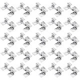 Wiltec 50x Edelstahl Clips 7mm Terrassendielen Montage, Für 7mm Seitennut, Befestigungsklammer Aus Edelstahl