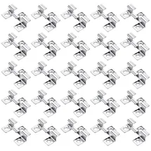 Wiltec 50x Edelstahl Clips 7mm Terrassendielen Montage, Für 7mm Seitennut, Befestigungsklammer Aus Edelstahl