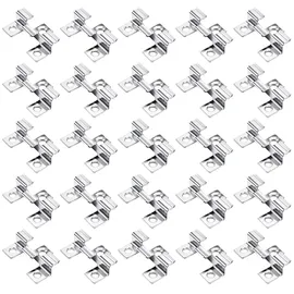 Wiltec 50x Edelstahl Clips 7mm Terrassendielen Montage, Für 7mm Seitennut, Befestigungsklammer Aus Edelstahl