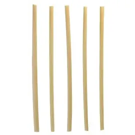 Papstar Cocktail Trinkhalme Ø 4 mm 250 St. Natur/Grün