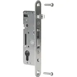 Locinox Rohrrahmenschloss H-Metall Einsteckschloss DM 35, PZ 92, Stulp rund, Edelstahl