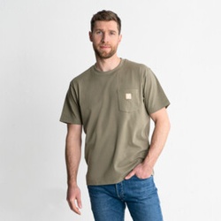STIER Heavy Tee Pocket organic cotton XXL Olive